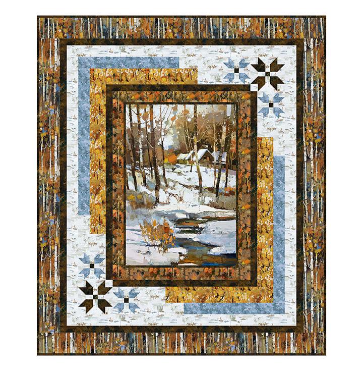 First Snow - Ochre Multi #DP28093-53