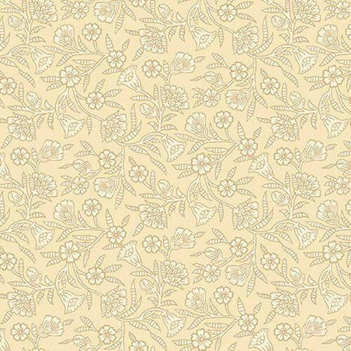 LAST CHANCE - Ashton - Ivory Floral Stamp - #1673-41 - (17 inches)