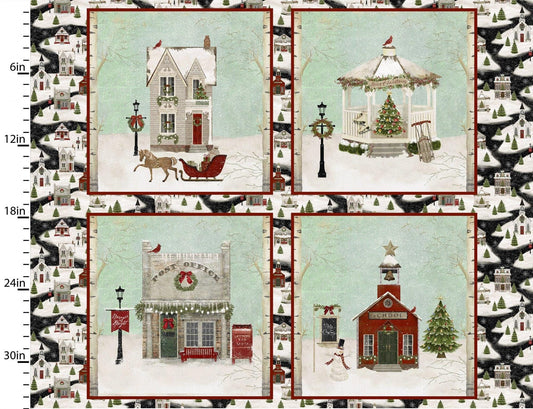 Home for the Holidays - 43" x 36" Block Panel - #18104
