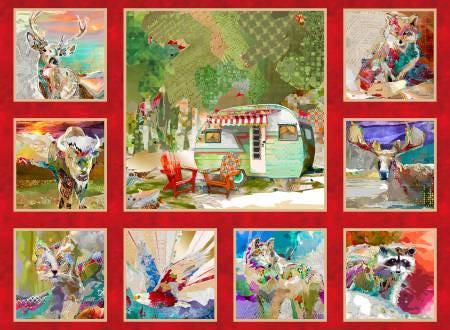The Great Outdoors - 30" x 42" Panel - #16030Red