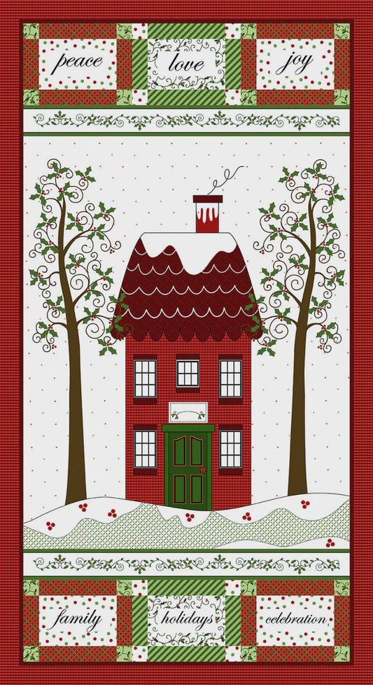 Holly Hills Christmas - 24" Panel - #2478P-88