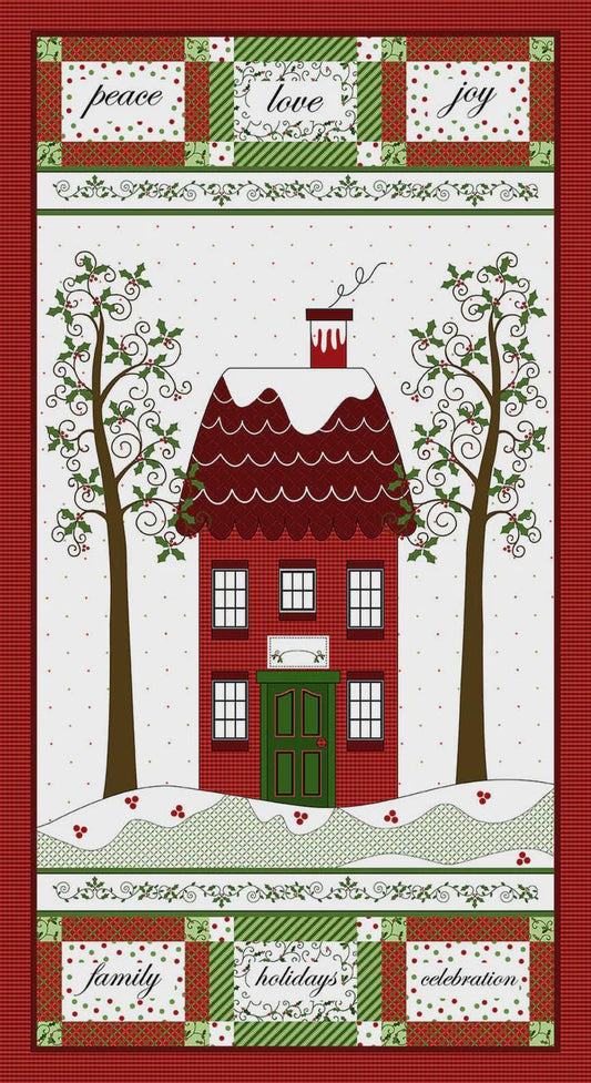 Holly Hills Christmas - 24" Panel - #2478P-88