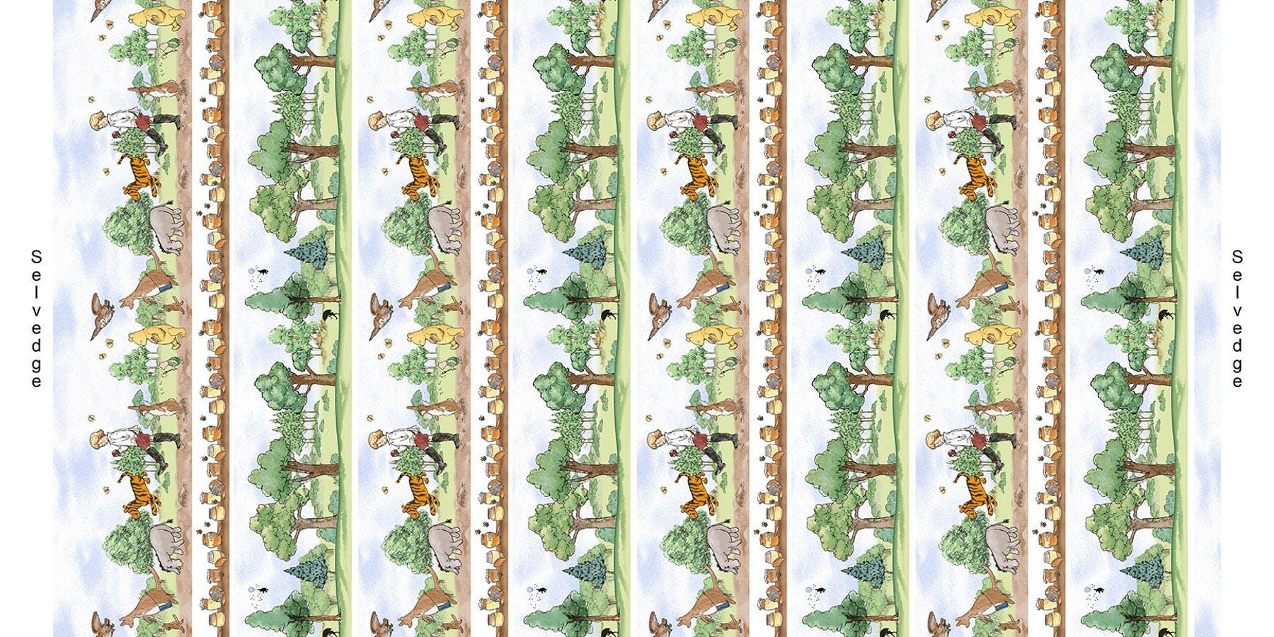 Classic Winnie Border Stripe #8727-36