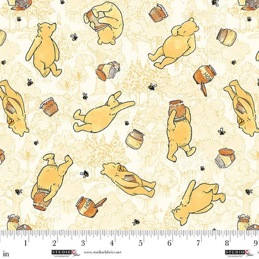 Classic Winnie Bears #8716-44 Yellow