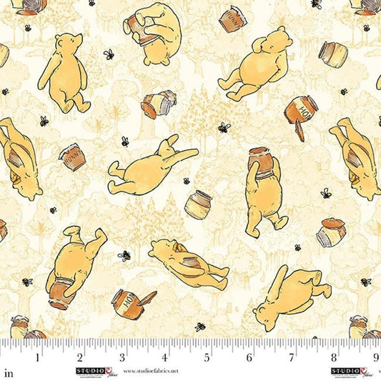 Classic Winnie Bears #8716-44 Yellow