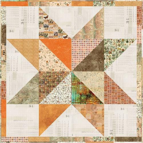 Tim Holtz Orange Palette Collection - Sketchbook #234
