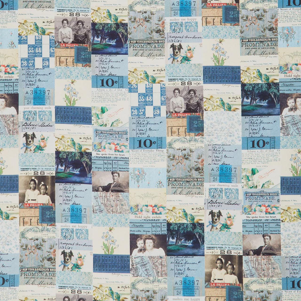 Tim Holtz Blue Palette Collection - Vintage #280