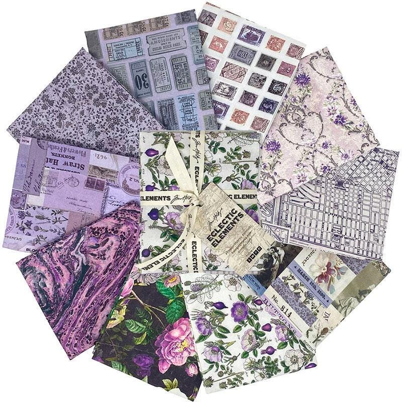 Tim Holtz Purple Palette Collection - Tiny Print #308