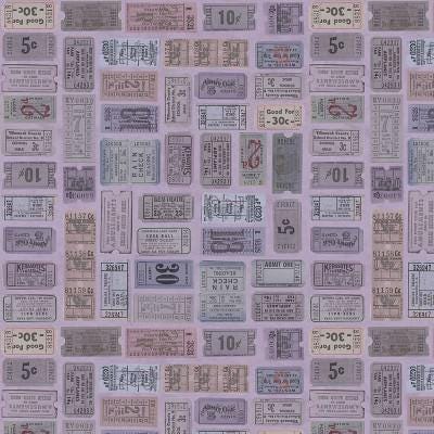 Tim Holtz Purple Palette Collection - Tickets #302