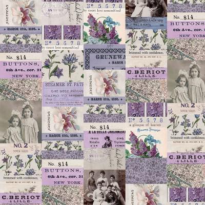 Tim Holtz Purple Palette Collection - Collage #300