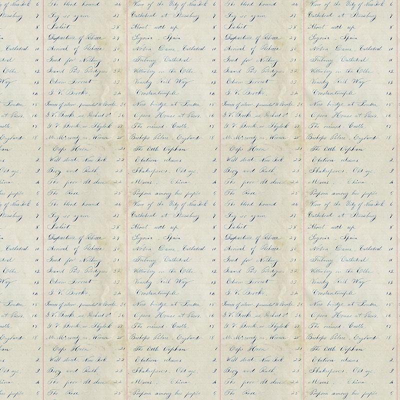 Tim Holtz Indigo Palette Collection - Ledger #294