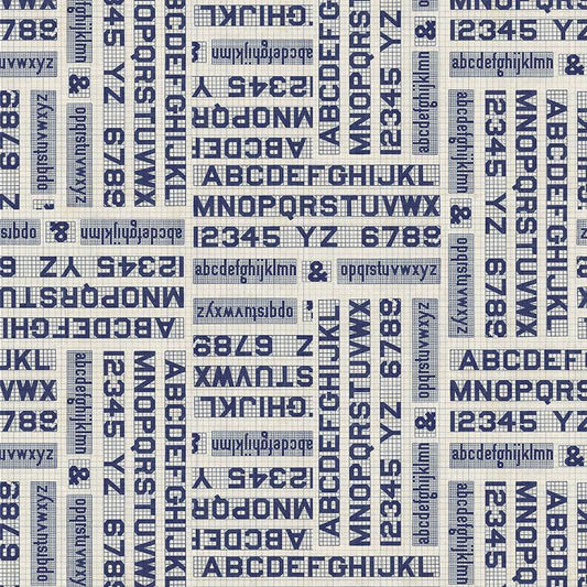 Tim Holtz Indigo Palette Collection - Typography #295