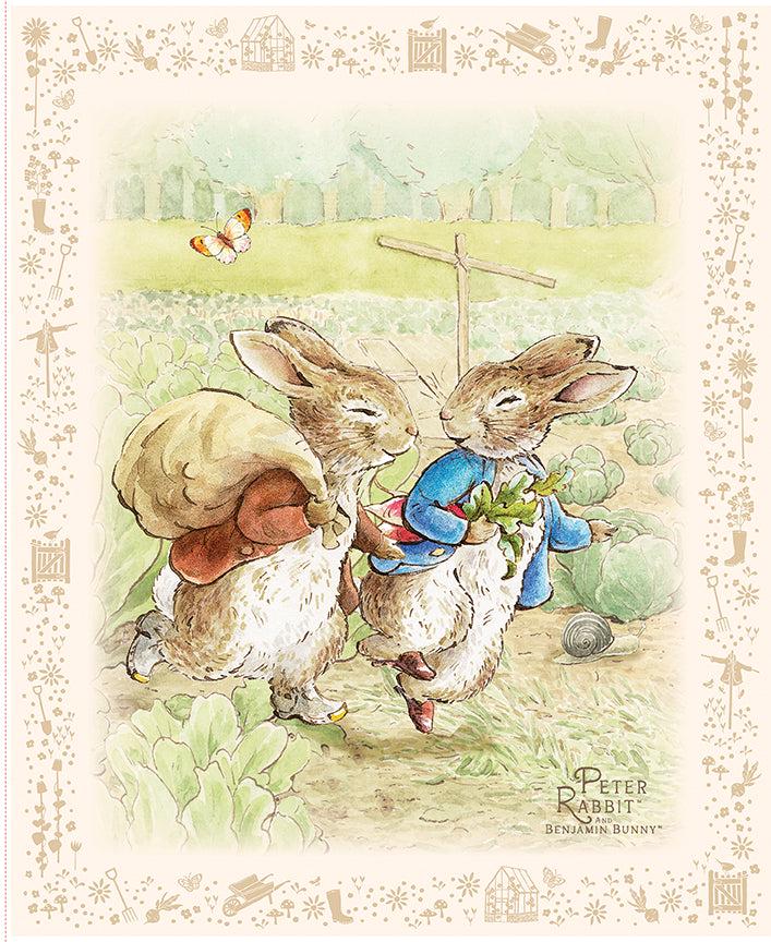 Peter Rabbit and Benjamin Bunny Panel #17255
