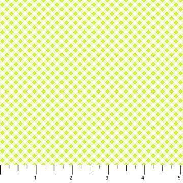 Bunnies for Baby- Little Gingham- Green #10217-70