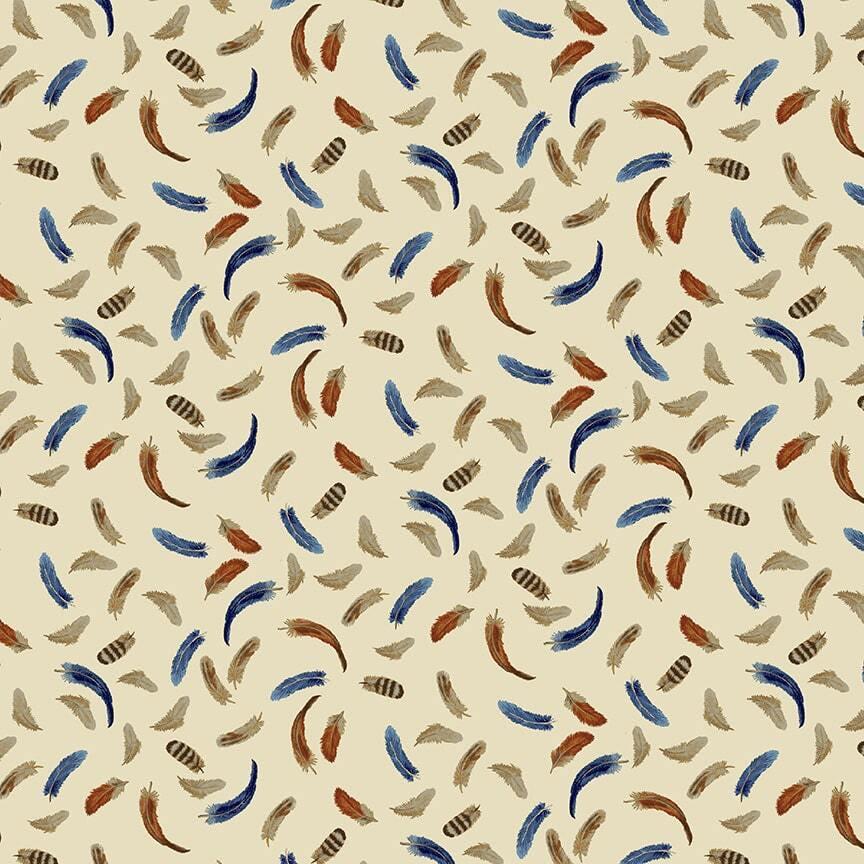 The Chicken Club - Tossed Feathers Cream/Multi