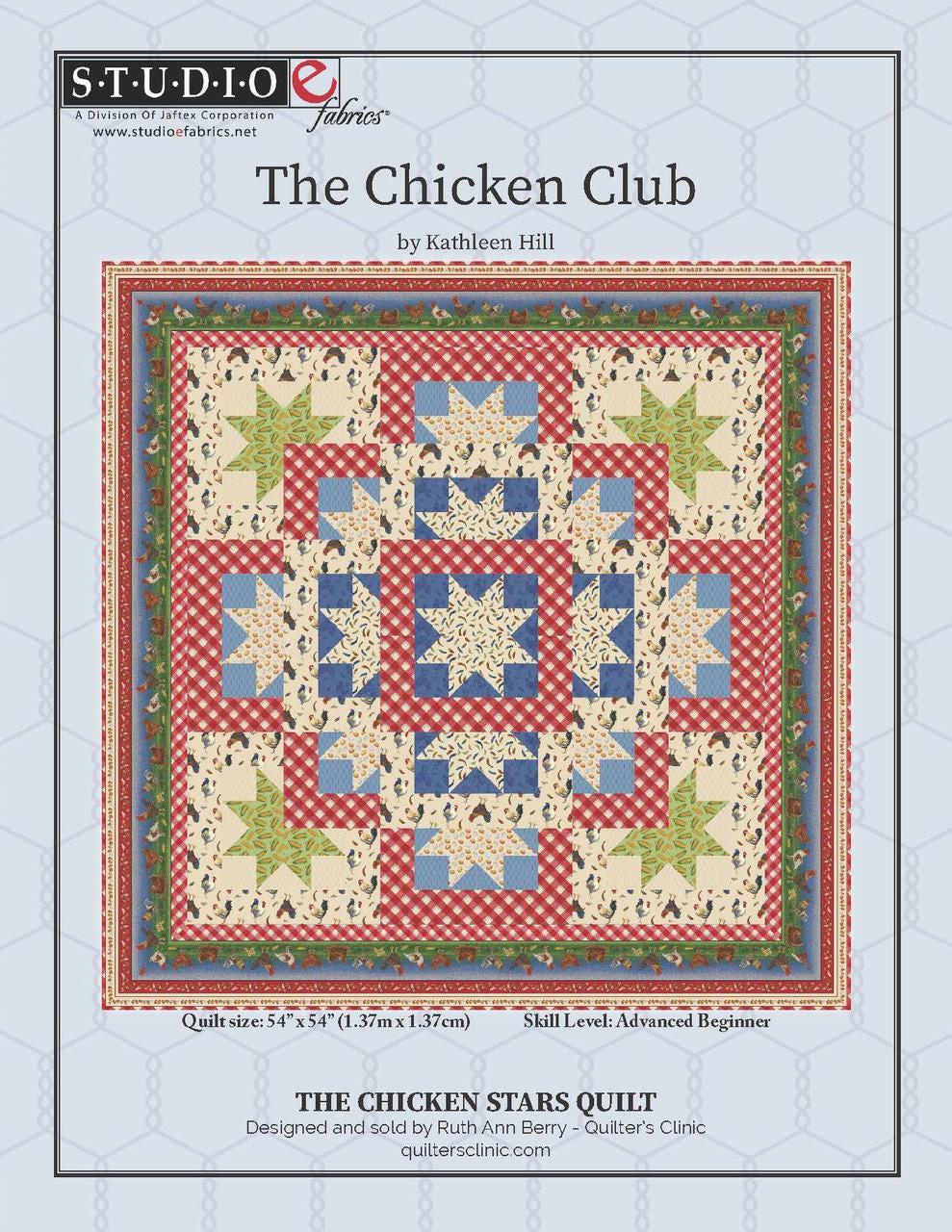 The Chicken Club - Tossed Roosters & Chickens cream/multi