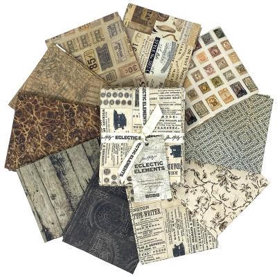 Tim Holtz Neutral Color Palette - Fat Qtr Bundle of 10 and/or Villa Rosa Pattern "Heritage"