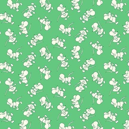 Nana Mae V - Green Tiny Mice - #9693-66