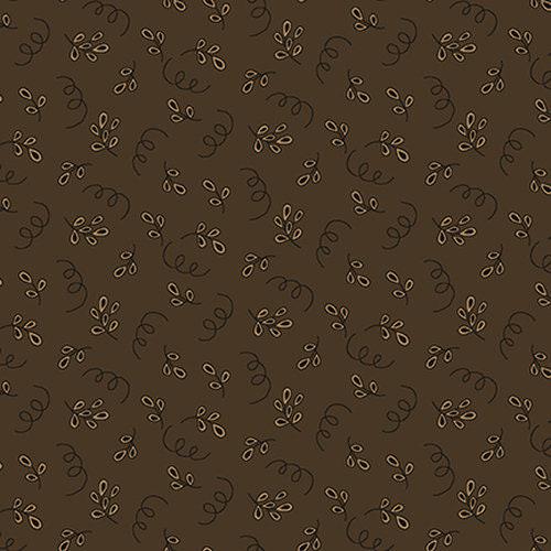 Ashton - Cocoa Tear Drop Floral - #1675-39