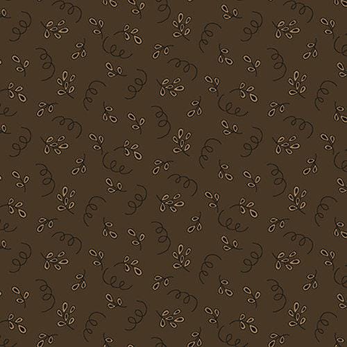 Ashton - Cocoa Tear Drop Floral - #1675-39