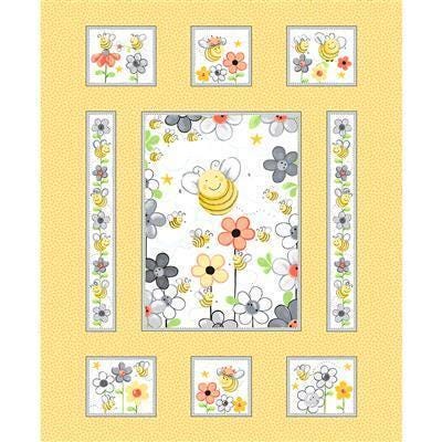 SusyBee "Sweet Bees" - 36" Panel - #3603-10