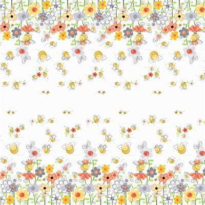 Sweet Bees - Double Border White