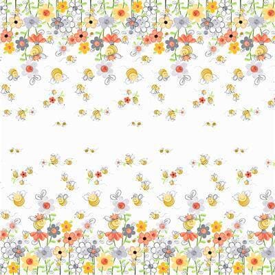 Sweet Bees - Double Border White