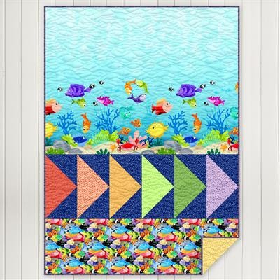 SusyBee "Under the Sea" - Repeat Border Print - #4197-10
