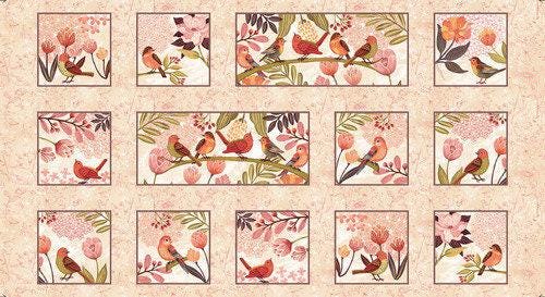 Canyon Bird - Brown Small Foulard - #6773-38