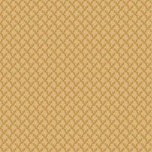 Autumn Spice - Golden Floral Bud Trellis - #3079-33