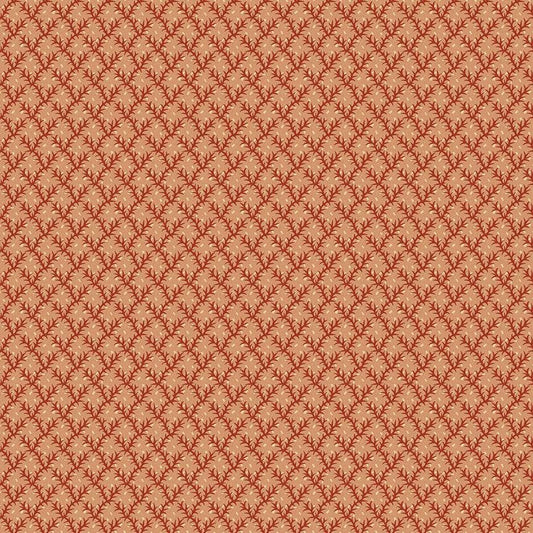 Autumn Spice - Red Floral Bud Trellis - #3079-88