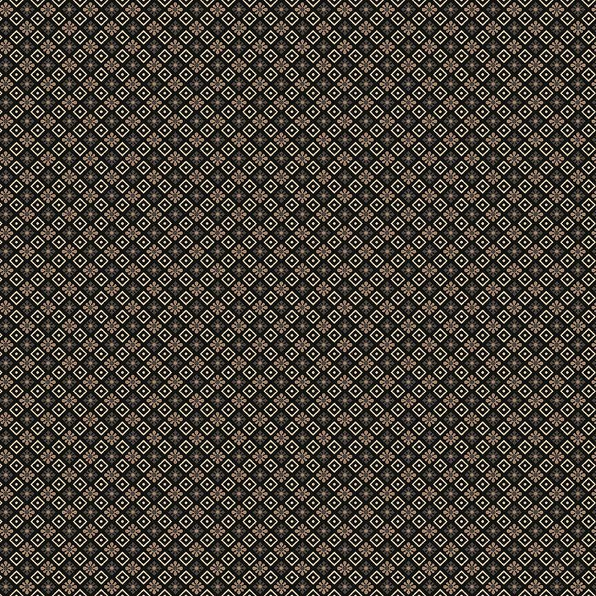 Autumn Spice - Black/Taupe Foulard Diamonds - #3077-95