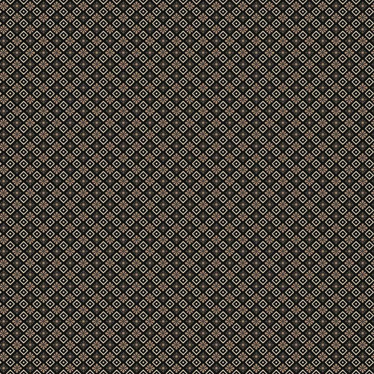 Autumn Spice - Black/Taupe Foulard Diamonds - #3077-95