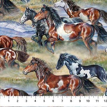 Wild and Free - Green Horse Scenic - #27602-72