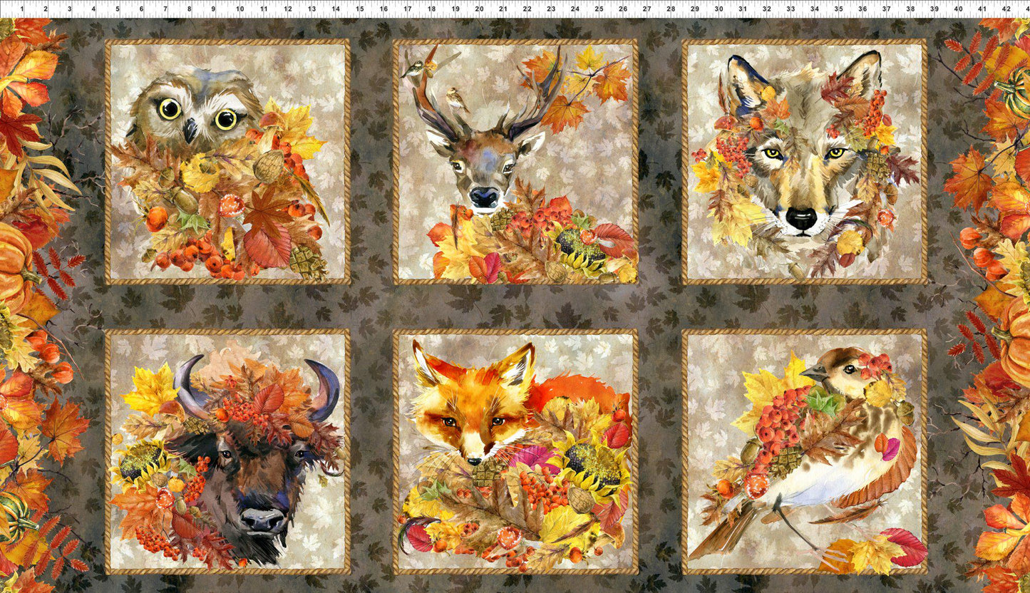 Autumn Friends - 24" x 44" Panel - #1OAF1