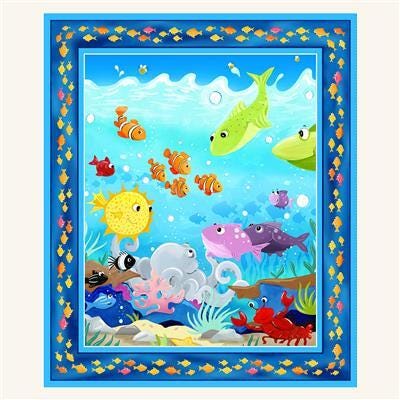 Under the Sea - 36" Panel - #421999
