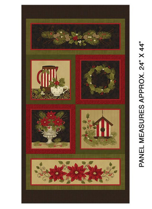 Winterberry - 24" x 44" Panel - #964099B