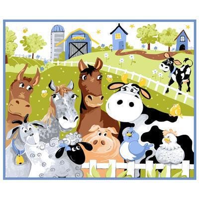 Barnyard Blues - 36" Play Mat Panel - #417760