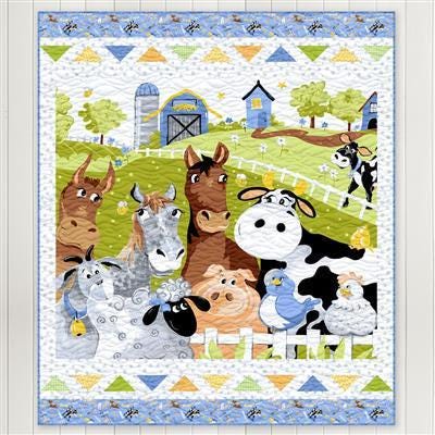 Barnyard Blues - 36" Play Mat Panel - #417760