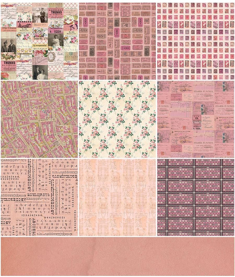 Tim Holtz Pink Palette Collection - Tickets #212
