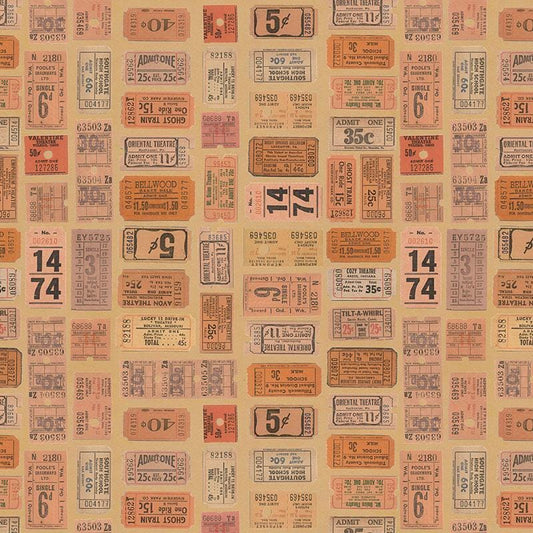 Tim Holtz Orange Palette Collection - Tickets #232