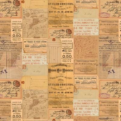 Tim Holtz Orange Palette Collection - Ephemera #235