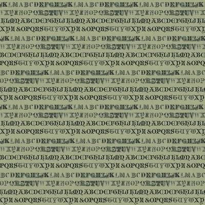 Tim Holtz Green Palette Collection - Typography #264
