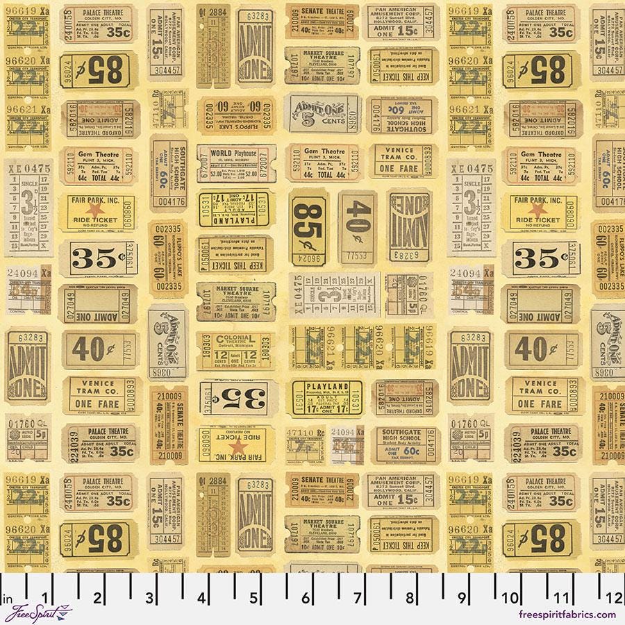 Tim Holtz Yellow Palette Collection - Tickets #242
