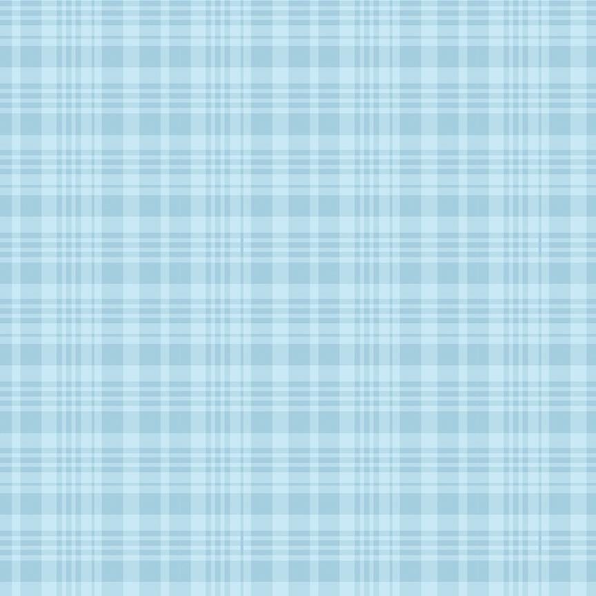 Winnie the Pooh - Plaid -#C17005-BLUE