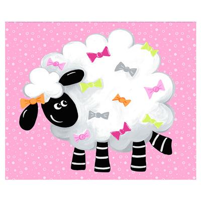 SusyBee "Lal the Lamb" - 36" Play mat Panel - #20402-520