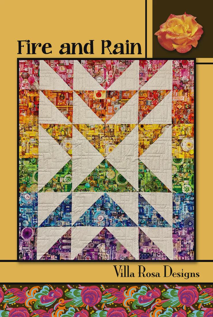 Villa Rosa Pattern Card-Fire and Rain