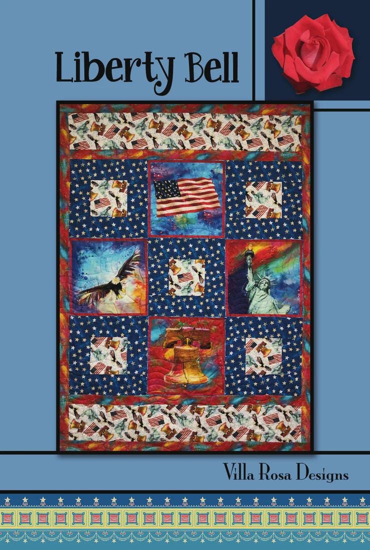 Villa Rosa Pattern Card-Liberty Bell
