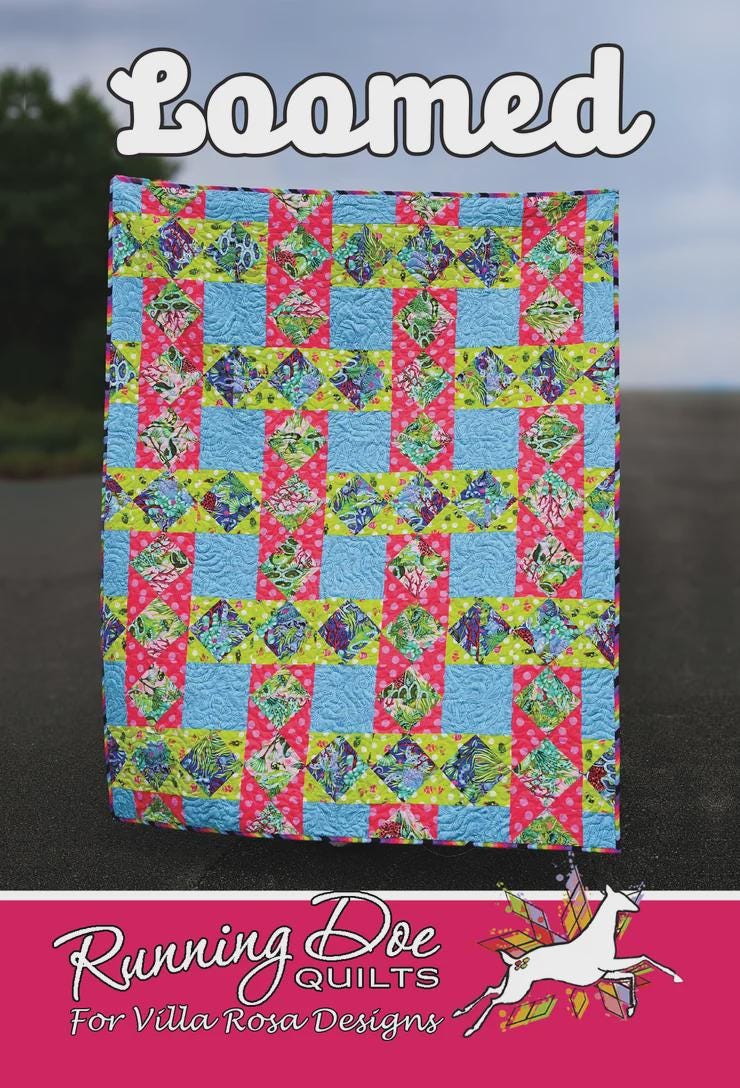 Villa Rosa Pattern Card-Loomed