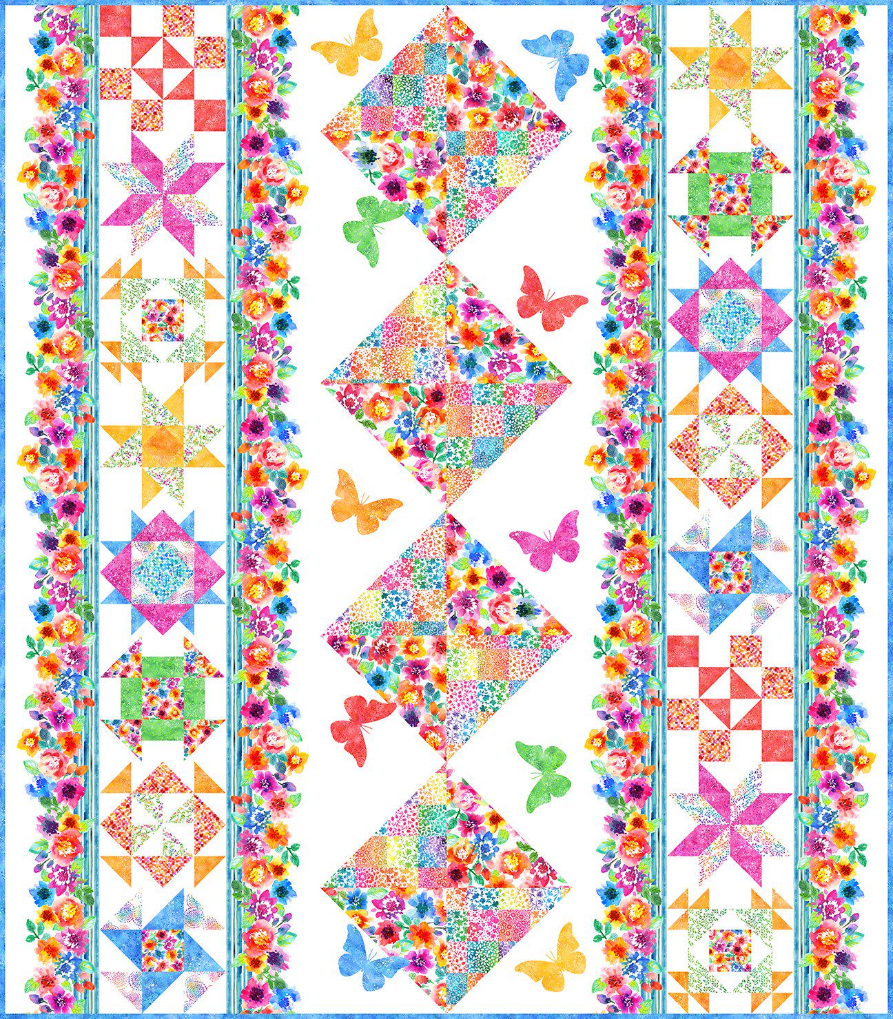 Sew Spring! - Large Floral-Multi #2SSP 1